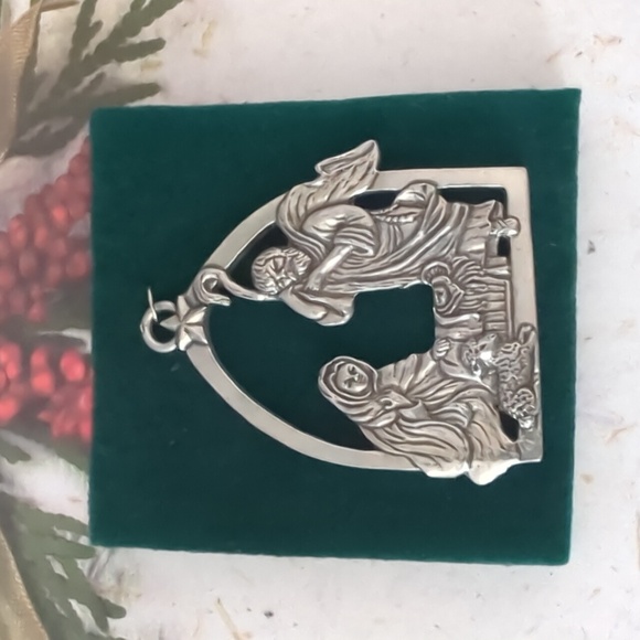 Seagull Pewter Other - Vintage Seagull Pewter Ornament Nativity Scene 1991 Canada